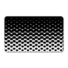 Halftone Gradient Pattern Magnet (rectangular) by Simbadda