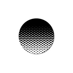 Halftone Gradient Pattern Golf Ball Marker by Simbadda