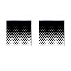 Halftone Gradient Pattern Cufflinks (square) by Simbadda