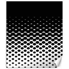 Halftone Gradient Pattern Canvas 20  X 24   by Simbadda