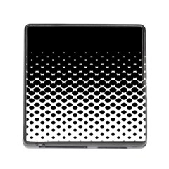 Halftone Gradient Pattern Memory Card Reader (square) by Simbadda