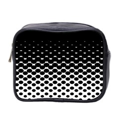 Halftone Gradient Pattern Mini Toiletries Bag 2-side by Simbadda