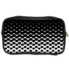 Halftone Gradient Pattern Toiletries Bags 2-side by Simbadda