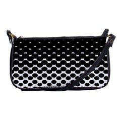 Halftone Gradient Pattern Shoulder Clutch Bags by Simbadda