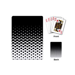 Halftone Gradient Pattern Playing Cards (mini) 