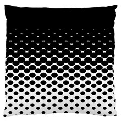 Halftone Gradient Pattern Large Cushion Case (one Side) by Simbadda