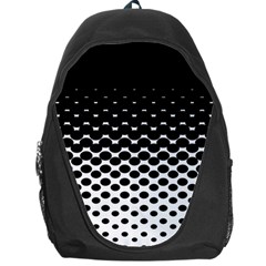 Halftone Gradient Pattern Backpack Bag by Simbadda