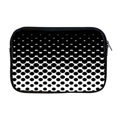 Halftone Gradient Pattern Apple Macbook Pro 17  Zipper Case