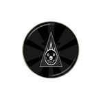 Abstract Pigs Triangle Hat Clip Ball Marker Front