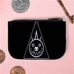 Abstract Pigs Triangle Mini Coin Purses Back