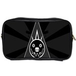 Abstract Pigs Triangle Toiletries Bags 2-Side Front