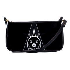 Abstract Pigs Triangle Shoulder Clutch Bags by Simbadda