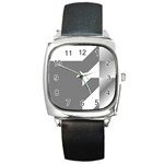 Gradient Base Square Metal Watch Front