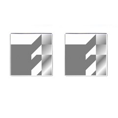 Gradient Base Cufflinks (square) by Simbadda