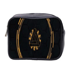 Geometry Interfaces Deus Ex Human Revolution Deus Ex Penrose Triangle Mini Toiletries Bag 2-side by Simbadda