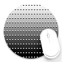 Gradient Oval Pattern Round Mousepads by Simbadda