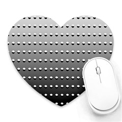 Gradient Oval Pattern Heart Mousepads by Simbadda