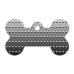 Gradient Oval Pattern Dog Tag Bone (two Sides) by Simbadda