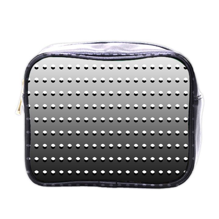 Gradient Oval Pattern Mini Toiletries Bags