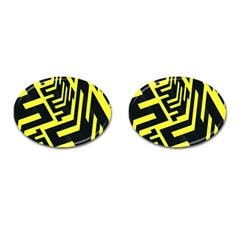 Pattern Abstract Cufflinks (oval) by Simbadda