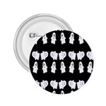 Cute Ghost Pattern 2.25  Buttons Front