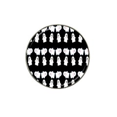 Cute Ghost Pattern Hat Clip Ball Marker by Simbadda