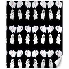 Cute Ghost Pattern Canvas 20  X 24   by Simbadda