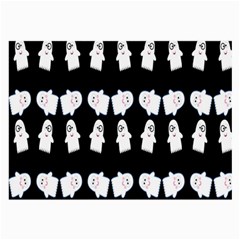 Cute Ghost Pattern Large Glasses Cloth by Simbadda