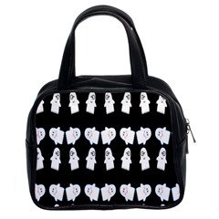 Cute Ghost Pattern Classic Handbags (2 Sides) by Simbadda