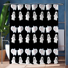 Cute Ghost Pattern Shower Curtain 60  X 72  (medium)  by Simbadda