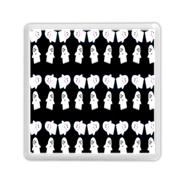 Cute Ghost Pattern Memory Card Reader (Square) 