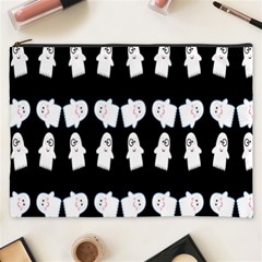 Cute Ghost Pattern Cosmetic Bag (xxxl)  by Simbadda