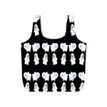 Cute Ghost Pattern Full Print Recycle Bags (S)  Front