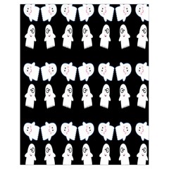 Cute Ghost Pattern Drawstring Bag (small) by Simbadda