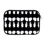 Cute Ghost Pattern Apple MacBook Pro 17  Zipper Case Front