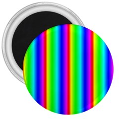 Rainbow Gradient 3  Magnets by Simbadda