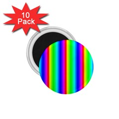 Rainbow Gradient 1 75  Magnets (10 Pack)  by Simbadda