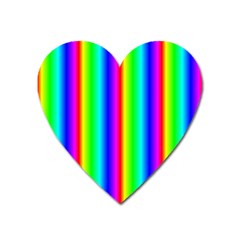 Rainbow Gradient Heart Magnet by Simbadda