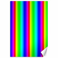 Rainbow Gradient Canvas 24  X 36  by Simbadda