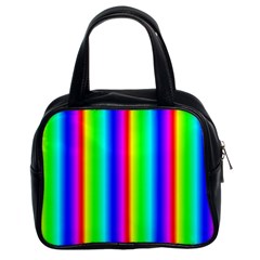 Rainbow Gradient Classic Handbags (2 Sides) by Simbadda