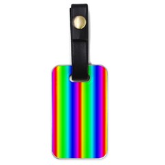 Rainbow Gradient Luggage Tags (one Side)  by Simbadda