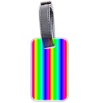 Rainbow Gradient Luggage Tags (Two Sides) Front