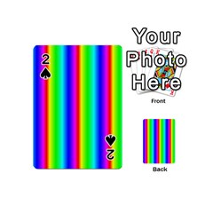 Rainbow Gradient Playing Cards 54 (mini)  by Simbadda