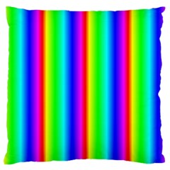 Rainbow Gradient Large Cushion Case (one Side) by Simbadda