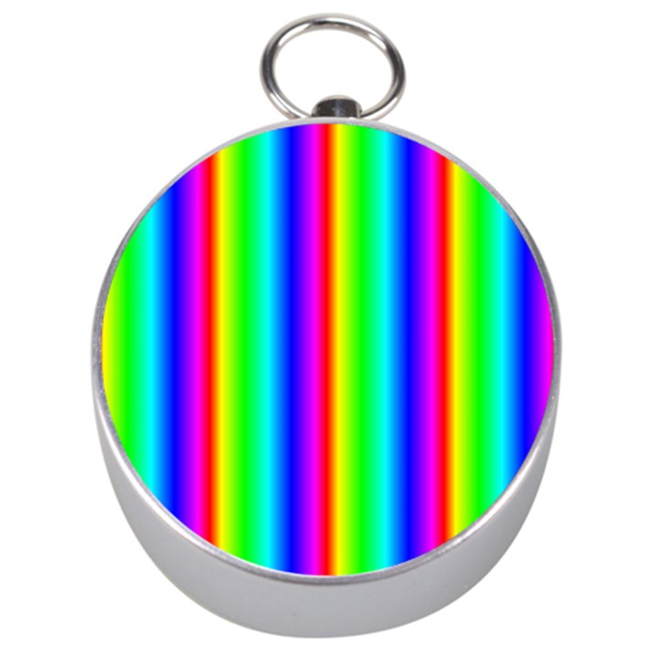 Rainbow Gradient Silver Compasses