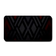 Abstract Dark Simple Red Medium Bar Mats by Simbadda