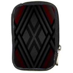 Abstract Dark Simple Red Compact Camera Cases by Simbadda