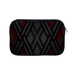 Abstract Dark Simple Red Apple Macbook Pro 13  Zipper Case