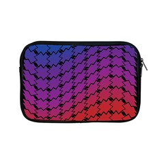 Colorful Red & Blue Gradient Background Apple Ipad Mini Zipper Cases by Simbadda