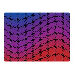 Colorful Red & Blue Gradient Background Double Sided Flano Blanket (mini)  by Simbadda